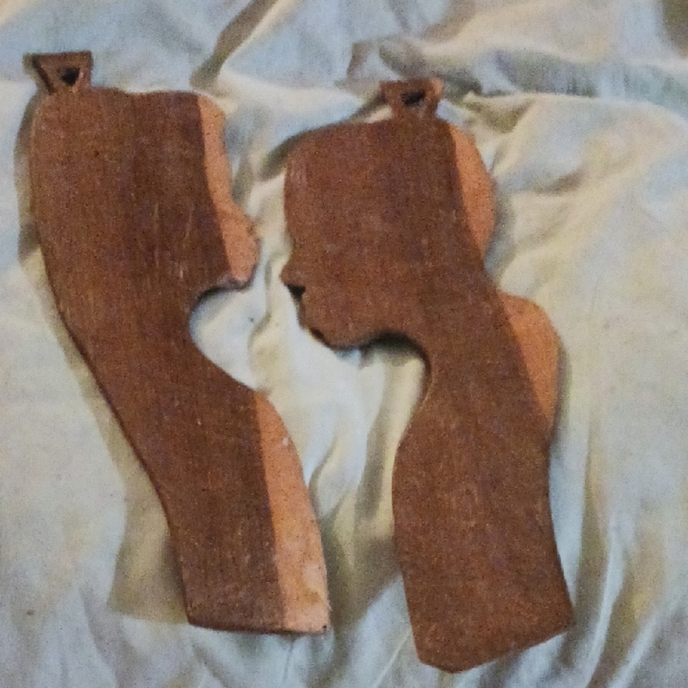 Vintage Carved Wooden Wall Art Decor Set - Picture 6 of 6
